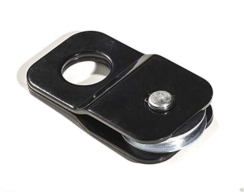 Chiloskit Seilwinde Snatch Block Heavy Duty Seilzug System für synthetisches Seil oder Stahlseil, doppelte Winde Kapazität, Kontrolle der Richtung des Zugs, bestes Off-Road Recovery Zubehör (4 Tonnen) von Chiloskit