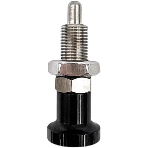 Kugelfederkolben mit Druckpassung, M12 Edelstahl Federrückzugskolben Federindexierungskolben Flachkopf-Kolbenkolben von Chiloskit