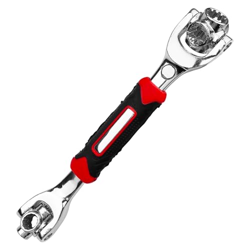 Chiluxendo Steckschlüssel, 48 in 1 Multifunktions Schraubenschlüssel Drehbarem Kopf, Verstellbarer für Heim- Und Einstellbar Ringmaulschlüssel, Rotating Wrench Multifunktionsschlüssel Chiluxendo Steckschlüssel, 48 in 1 Multifunktions Schraubenschlüssel Drehbarem Kopf, Verstellbarer für Heim- Und Einstellbar Ringmaulschlüssel, Rotating Wrench Multifunktionsschlüssel von Chiluxendo