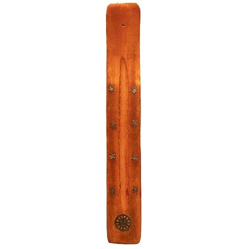 Chinchilla® Räucherstäbchenhalter aus Holz Sonne | Entspanntes Räuchern in stilvollem Design | Praktische Räucherhilfe für Ihre Ruheoase | Handgefertigter aus natürlichen Materialien von Chinchilla