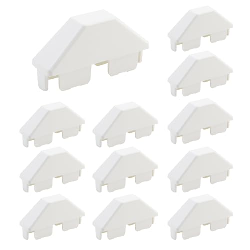 Chinflly Zaunaufsatz, 7,6 x 2,2 cm, Weiß, PVC, Zaunpfosten, Hundeohrkappen, Lattenzaunkappe für den Außenbereich, Garten, Zaun, 12 Packungen Chinflly Zaunaufsatz, 7,6 x 2,2 cm, Weiß, PVC, Zaunpfosten, Hundeohrkappen, Lattenzaunkappe für den Außenbereich, Garten, Zaun, 12 Packungen von Chinflly