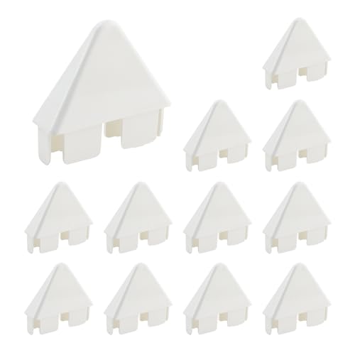Chinflly Zaunpfostenkappen 7,6 x 2,2 cm, Weiß, PVC, Zaunspitze, Vinyl, Lattenzaunkappen für Geländer, Garten, 12 Stück Chinflly Zaunpfostenkappen 7,6 x 2,2 cm, Weiß, PVC, Zaunspitze, Vinyl, Lattenzaunkappen für Geländer, Garten, 12 Stück von Chinflly