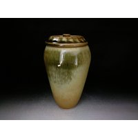 Chingwenarts Handgemachte Steingut Vase , Pot, Signiert, # E449 von ChingWenArts