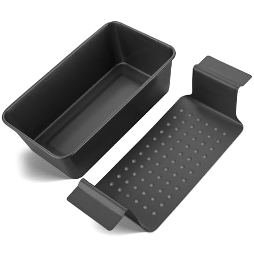 Chingcoo Brotbackform, Kastenform Brot, Brot Backen Zubehör, Backform Rechteckig, Kann zum Backen von Fleischpasteten, Brot, Kuchen, etc,Verwendet Werden(Schwarz) von Chingcoo