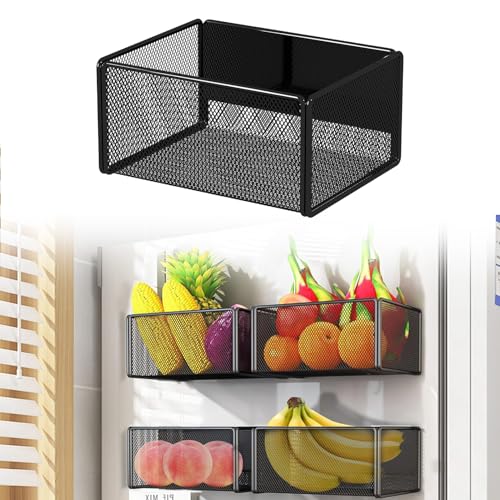 Chingcoo Magnetregal Küchenorganizer Klein, Regal Magnetisch Gewürzregal, Magnetisch Regal Kühlschrank Waschmaschine Magnetregal, Hängeregal für Kühlschrank Magnet von Chingcoo