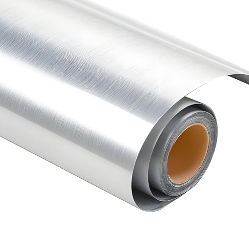 Spiegelfolie Selbstklebend Tapete,Gold Spiegelfolie Wandspiegel, 40X500CM Klebefolie Wasserfest Wandspiegel Folie Selbstklebende für Wände Türen Bäder Küche (Silber-40X500CM) Spiegelfolie Selbstklebend Tapete,Gold Spiegelfolie Wandspiegel, 40X500CM Klebefolie Wasserfest Wandspiegel Folie Selbstklebende für Wände Türen Bäder Küche (Silber-40X500CM) von Chingcoo