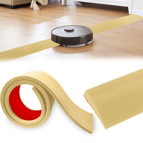 Türschwellenrampe - 8cmx1.5cmx90cm - Schwellenrampe, Gummirampe Auffahrrampe, Türschwelle Rollstuhlrampe bis 800 kg Belastbar für Saugroboter, Rollstuhl, Kinderwagen, Rollator, e Scooter von Chingcoo