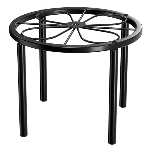 Chinpakden Pflanzenständer Pflanzenhalter - 20,1 x 20,1 x 15 cm Pflanzenerhöhung für Garten, Hof, robuster Blumenständer für mehrere Pflanzen drinnen oder draußen, Schwarz Chinpakden Pflanzenständer Pflanzenhalter - 20,1 x 20,1 x 15 cm Pflanzenerhöhung für Garten, Hof, robuster Blumenständer für mehrere Pflanzen drinnen oder draußen, Schwarz von Chinpakden