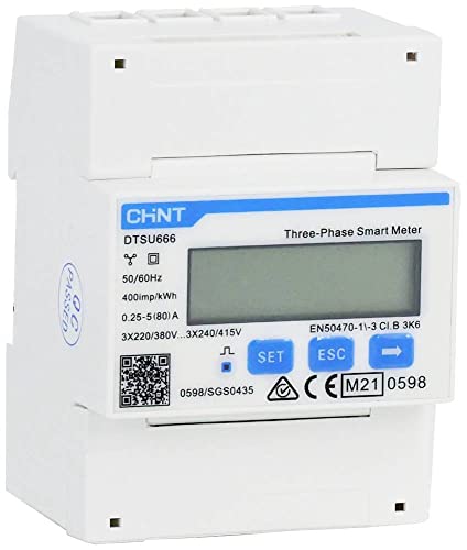 Chint G DTSU666-CT 3Ã—230/400V 1.5(6) A RS485MID Drehstromzähler digital MID-konform: Ja 1St. von Chint