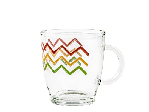 Chio 8003512847912 MUG VTR DEC NAXOS CC380, Glass, White von HOME