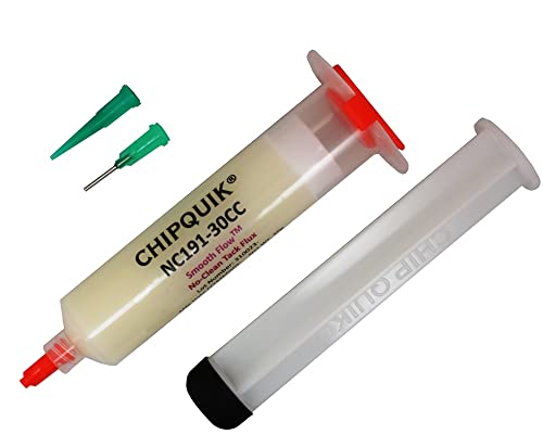 Chip Quik NC191-30CC Smooth Flow Tack Flux No-Clean in a 30cc syringe w/plunger & tip Chip Quik NC191-30CC Smooth Flow Tack Flux No-Clean in a 30cc syringe w/plunger & tip von Chip Quik