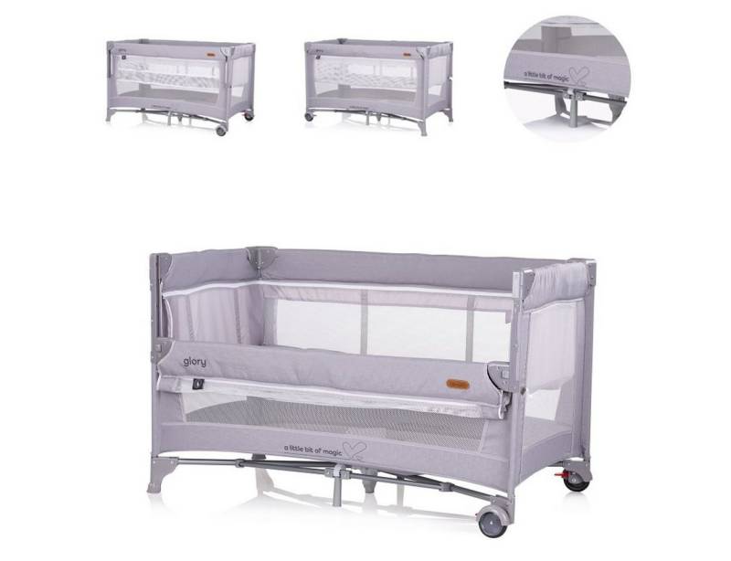 Chipolino Baby-Reisebett Reisebett Glory 2 Ebenen, Matratze Räder zusammenklappbar Tragetasche Chipolino Baby-Reisebett Reisebett Glory 2 Ebenen, Matratze Räder zusammenklappbar Tragetasche von Chipolino