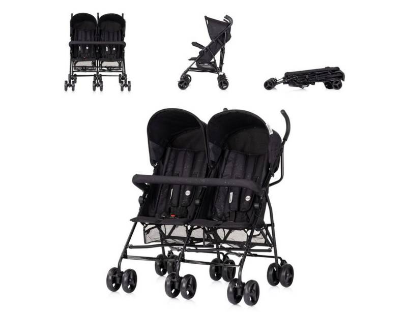 Chipolino Geschwisterwagen Zwillingswagen Double Point, klappbar Korb Sonnendach Frontbügel Chipolino Geschwisterwagen Zwillingswagen Double Point, klappbar Korb Sonnendach Frontbügel von Chipolino