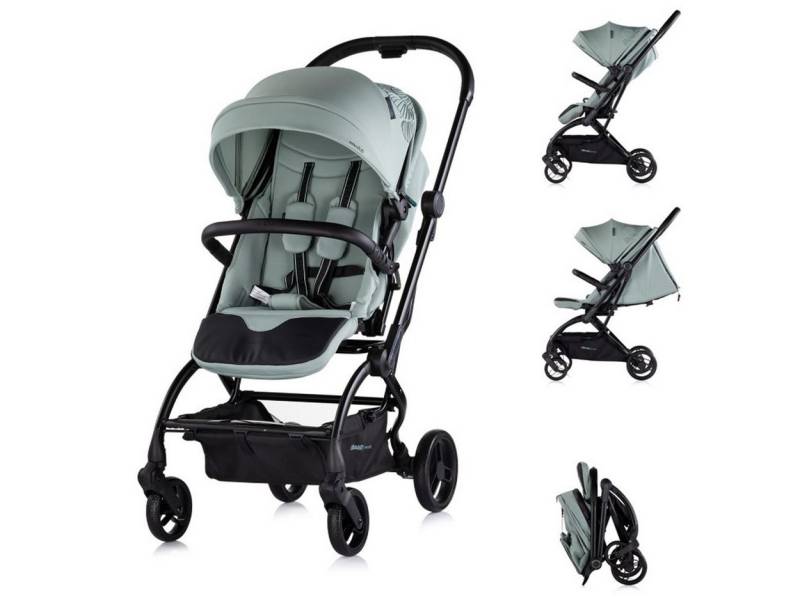 Chipolino Kinder-Buggy Kinderwagen, Buggy Revolut, Sitz 360 Grad drehbar, verstellbar, EVA-Reifen von Chipolino