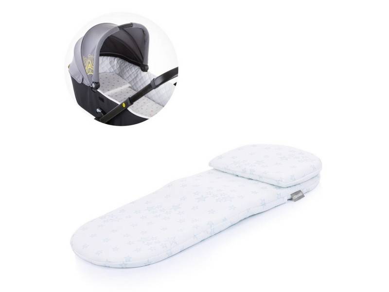 Chipolino Kinderwagen-Sitzauflage Kinderwagen Matratze, (2-tlg), für Kinderwagen Fleecefutter Reißverschluss wasserfest von Chipolino