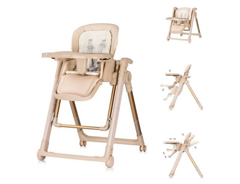 Chipolino Kombihochstuhl Hochstuhl 2 in 1 Super Chef, Babyschaukel, Fußstütze, klappbar von Chipolino