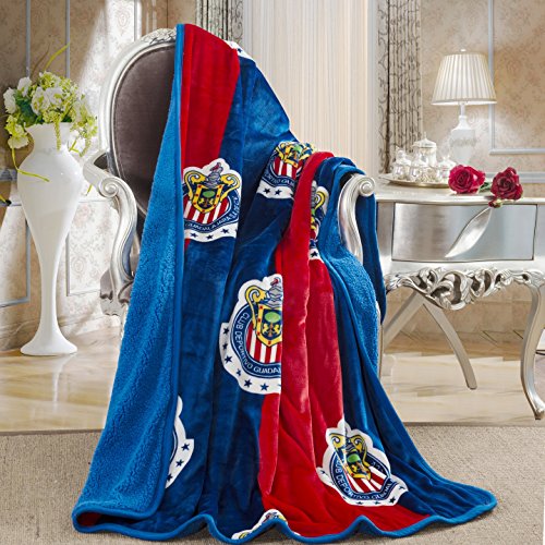 Chivas Silk Touch Sherpa Gefüttert Überwurf Decke 127 x 152,4 cm von Chivas