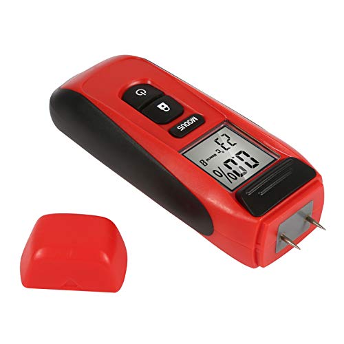 Chiyyak 1 Stück Praktischer Digitaler Holzfeuchtemesser Holzfeuchtedetektor mit Zwei Pins LCD-Display Chiyyak 1 Stück Praktischer Digitaler Holzfeuchtemesser Holzfeuchtedetektor mit Zwei Pins LCD-Display von Chiyyak