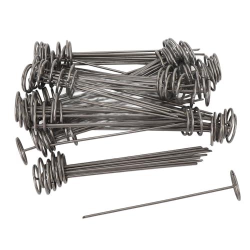 Chiyyak 100 Pcs Landschaft Stoffstifte 15 cm Stahlkreis Top Landschaft Erde für Unkraut Barriere Pflanzenbedeckung Zelt Chiyyak 100 Pcs Landschaft Stoffstifte 15 cm Stahlkreis Top Landschaft Erde für Unkraut Barriere Pflanzenbedeckung Zelt von Chiyyak