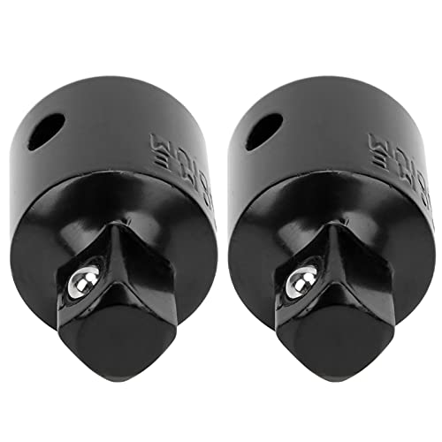 Chiyyak 2-teiliger Steckschlüssel-Adapter, Ratschenschlüssel-Konverter, Hartstahl, 1/2 Bis 3/8 Umrüstwerkzeug Chiyyak 2-teiliger Steckschlüssel-Adapter, Ratschenschlüssel-Konverter, Hartstahl, 1/2 Bis 3/8 Umrüstwerkzeug von Chiyyak