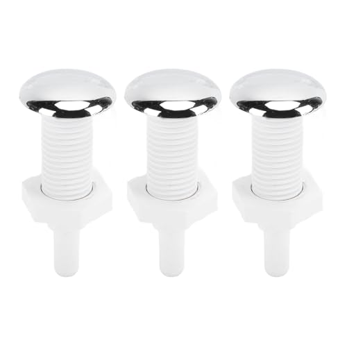 Chiyyak 3PCS Badewanne Luft Düse Spa Luftblase Jet Düse 30mm Gerade PVC Ersatz mit Erosions Beständigem Design für Whirlpools Schwimmbäder Spas von Chiyyak