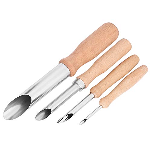 Chiyyak 4-tlg. Töpfer-Tonwerkzeuge, Rundes Loch, Schlammschneider, Töpferei, Keramik, Bohren, Bildhauerwerkzeug-Set von Chiyyak