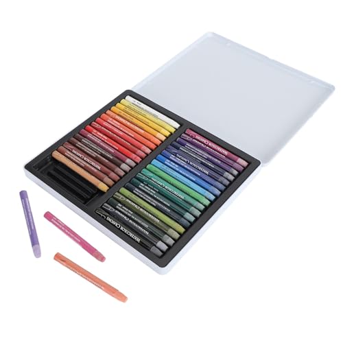 Chiyyak Aquarell Crayon, Hochpigmentierte Gute Leistung Aquarell Crayon Stab Breite Anwendung Multifunktional für die Kunstkreation (36 Farben) von Chiyyak