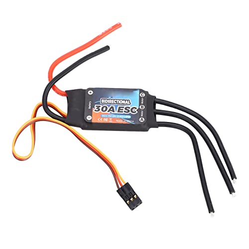 Chiyyak GTSKYTENRC Bidirektionaler 30A Bürstenloser Elektrischer Geschwindigkeitsregler für RC-Car-Boot-Unterwasserpropeller Chiyyak GTSKYTENRC Bidirektionaler 30A Bürstenloser Elektrischer Geschwindigkeitsregler für RC-Car-Boot-Unterwasserpropeller von Chiyyak