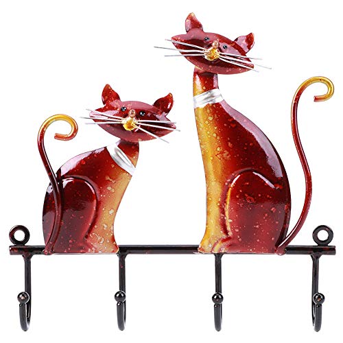 Chiyyak Haken Regal 10 × 10 × 3 Katzen Form Wand Haken Ständer Hut Wand Hänger Vintage Ornamente Chiyyak Haken Regal 10 × 10 × 3 Katzen Form Wand Haken Ständer Hut Wand Hänger Vintage Ornamente von Chiyyak