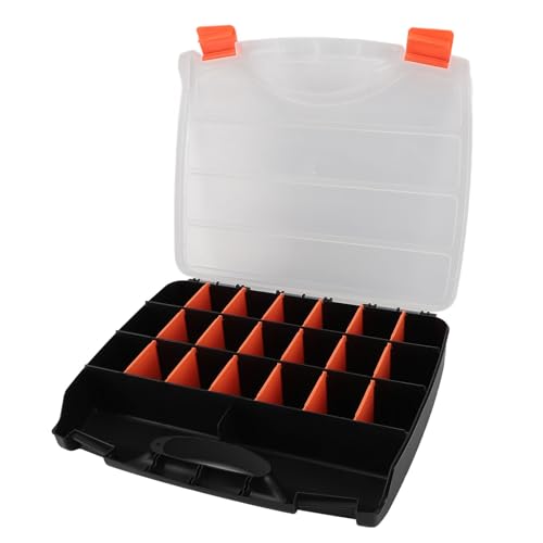 Chiyyak Hardware -Speicherbox PVC 21 Einstellbare Kompartimente 2 Fester Abschnitt Tools Organizer Container Chiyyak Hardware -Speicherbox PVC 21 Einstellbare Kompartimente 2 Fester Abschnitt Tools Organizer Container von Chiyyak
