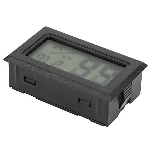 Chiyyak Hochgenaues Haushalts-Hygrometer, Elektronische Digitalanzeige, Mini mit Temperatur von Chiyyak