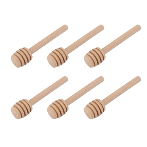 Chiyyak Honey Dipper, 50 Wiederverwendbarer Tragbarer Honigstirler Holzhausgebrauch von Chiyyak