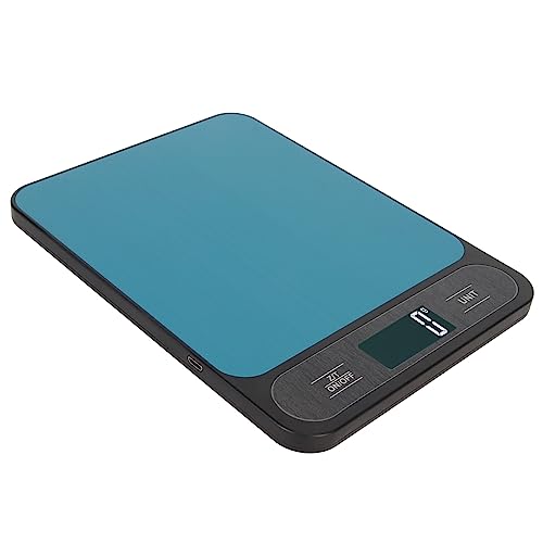 Chiyyak Küchenlebensmittel-Digitalwaage, Edelstahl-Digitalwaage, Wiederaufladbare Smart-Waage Zum Kochen, Backen von Chiyyak
