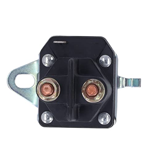 Chiyyak Starter-Magnetrelais, 12 V DC, Rasenmäher-Ersatzteile, 3-polig, Magnetschalter für ATVs, Schneemobile von Chiyyak