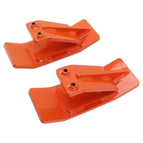 Chiyyak Traktoreimer Skid Edge Protektor, Rasen Tamer-Skid-Beschützer Einfach Installation Effiziente L-förmiges Griff Stahlkiessprühung von Chiyyak