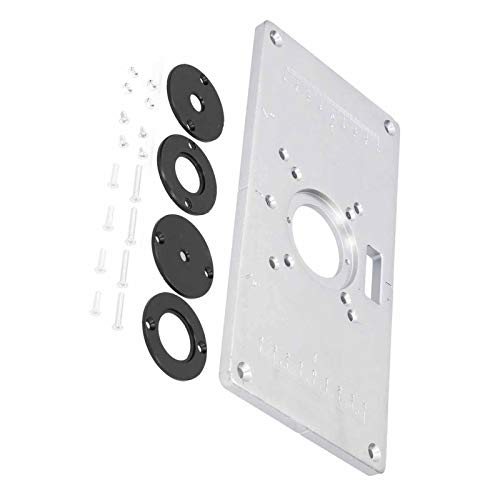 Chiyyak Trimmen Flip Board Aluminiumlegierung Holzbearbeitung Router Tisch Einsatzplatte Zimmerei Zubehör von Chiyyak