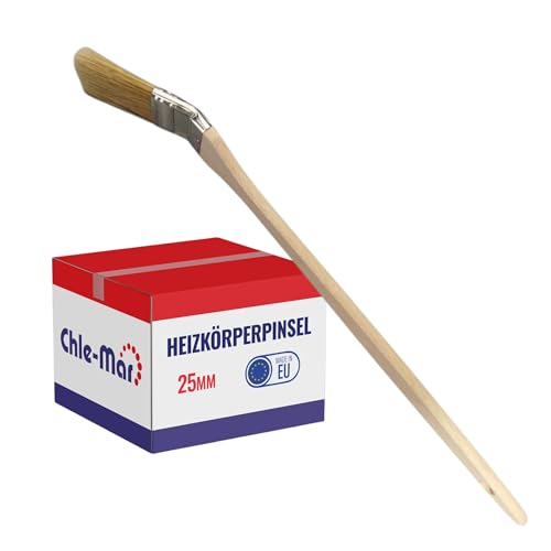 Chle-Mar - Heizkörperpinsel 25mm | Malerpinsel mit Langer Stiel für schwer zugängliche Stellen | Lackpinsel für Wandfarbe & Heizkörper | Farbwalze Alternative für präzises Streichen Chle-Mar - Heizkörperpinsel 25mm | Malerpinsel mit Langer Stiel für schwer zugängliche Stellen | Lackpinsel für Wandfarbe & Heizkörper | Farbwalze Alternative für präzises Streichen von Chle-Mar