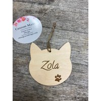 Katzen Weihnachtsschmuck, Metall Katze Ornament, Rustikale Weihnachten, Haustier Weihnachten Geschenk, Weihnachtsgeschenk, Katzenliebhaber von ChloeGraceDesign