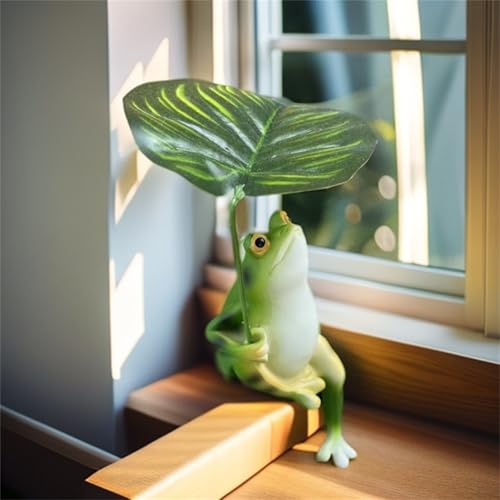 Deko Frosch Miniteich Für Draußen Garten Schwimmfrosch Brunnen Set Blumentopf Hänger Ornament Gartendeko Springbrunnen Teichdeko Schwimmdeko Mini Zubehör Gartenteich Dekorativer Dekoration (3) von ChongKuan