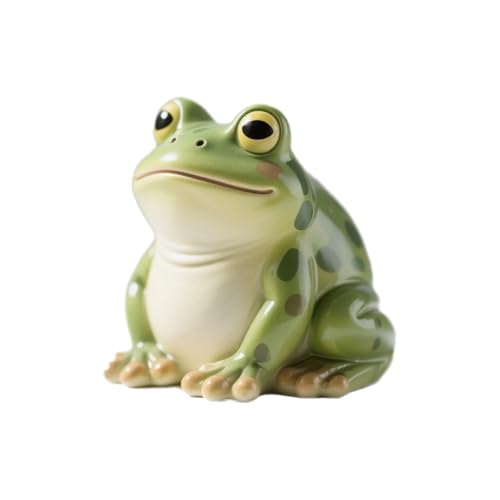Frosch Deko Garten Miniteich Für Draußen Schwimmfrosch Brunnen Set Blumentopf Hänger Ornament Gartendeko Springbrunnen Teichdeko Schwimmdeko Mini Zubehör Gartenteich Dekorativer Dekoration (1) von ChongKuan