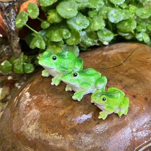 Frosch Deko Garten Miniteich Für Draußen Schwimmfrosch Brunnen Set Blumentopf Hänger Ornament Gartendeko Springbrunnen Teichdeko Schwimmdeko Mini Zubehör Gartenteich Dekorativer Dekoration (11) von ChongKuan