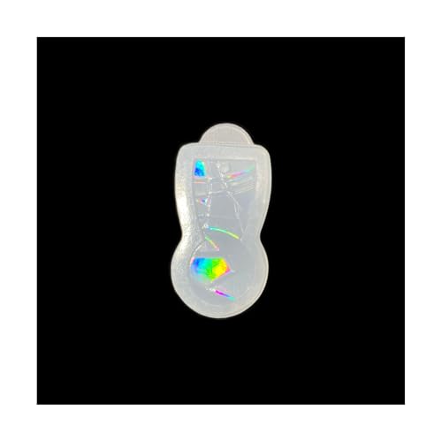 Hobby Holo Classic Chip – Silikonform für 50 Cent Einkaufschip | Holographischer Effekt für Resin & UV-Harz | Handgemachte Gussform aus Hochglanz-Acryl | 2g Harzbedarf | 2mm dick von Chooseyours11