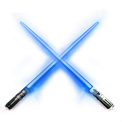 ChopSabers Lichtschwert LED leuchten Essstäbchen 1 Paar Skywalker Blau von ChopSabers