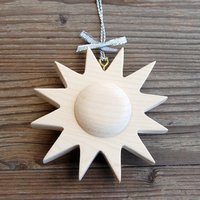 Hölzerne Sonne - Ahornholz Frühling Ostern Sommer Dekoration Ornament von ChoralisArt