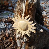 Hölzern Strahlen Sonne Frühling Ostern Sommer Dekoration Ornament von ChoralisArt