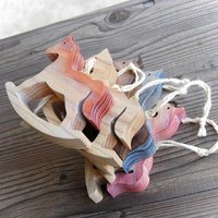 Schaukelpferd Dekoration Schaukelpferd Dekoration von ChoralisArt