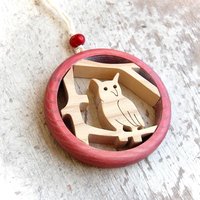 Wanddekoration Eule Aus Holz, Eulengeschenk Für Eulenliebhaber Wanddekoration Eule Aus Holz, Eulengeschenk Für Eulenliebhaber von ChoralisArt