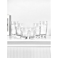 Vintage Brille Paar, Größe Wählen, Strukturierte Klare Trinkglas Becher, Lowballs, Saftgläser Libbey Chivalry 70Er Jahre Boho Glassware von ChosenKindVintage