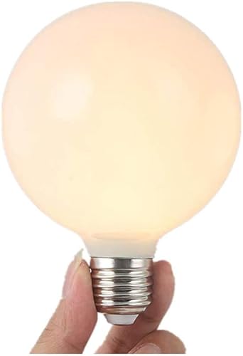 Chrasy 1X G80 LED Lampe Retro 5W E27 Globe Lampenfassung Dimmbare Filament Fadenlampe Warmweiss 3000K Dekorative AC220-240V Dimmbar von Chrasy