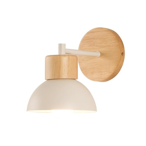 E27 Holz Wandleuchte Metall Wandlampe Industrie Holz Wandlampe Wandbeleuchtung Wandleuchter Innenbeleuchtung für Schlafzimmer Küche Loft Deckenleuchte von Chrasy
